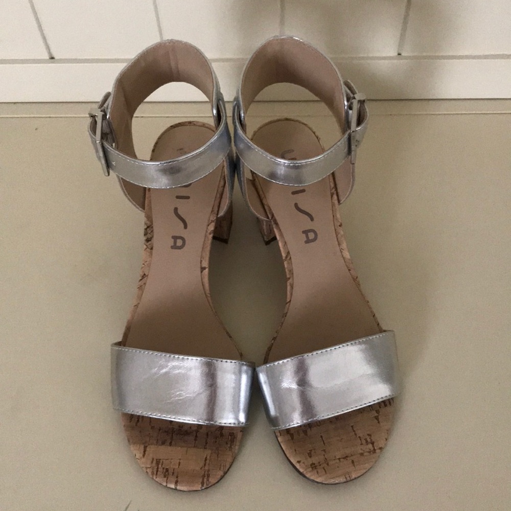 Block heel Sandals Silver 6.5
